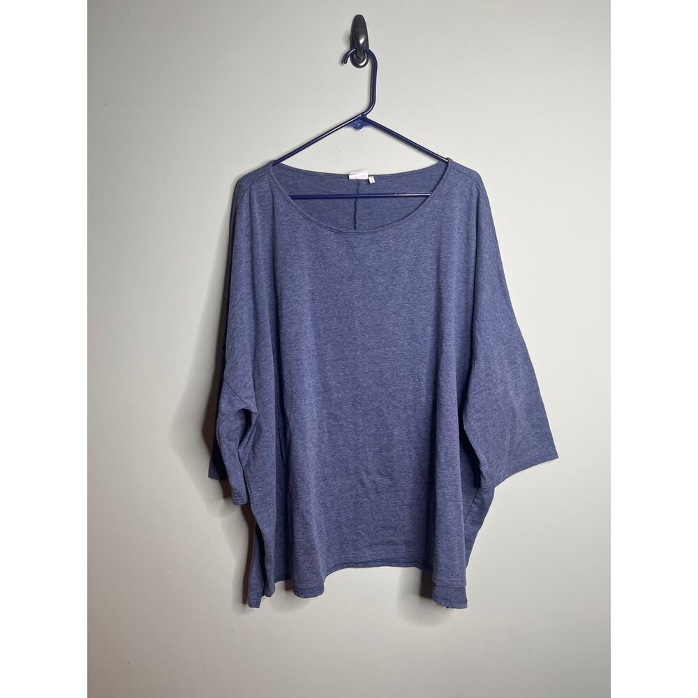 Simple Suzanne Betro Blue Blouse 4X